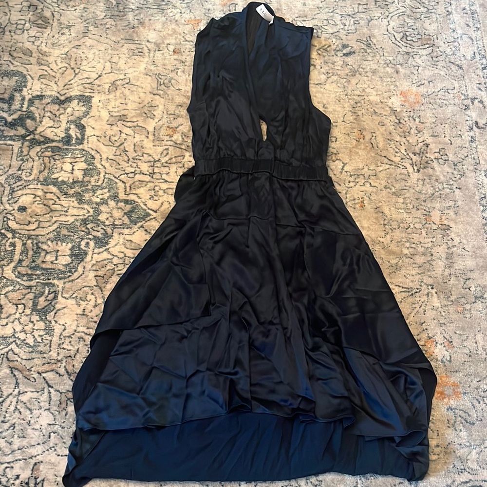 ALC blue silk dress